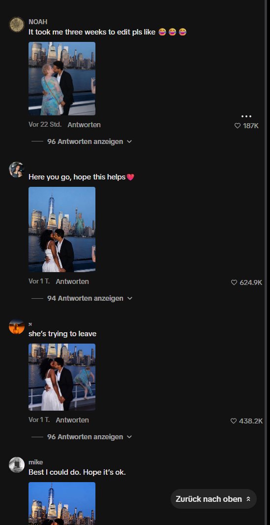 GoatytF's tweet photo. Just found the most memeable tiktok runner 40M views in 2 days and ive never seen this many memes on videos and comments

even the comments have over 500k likes 

The Lady

https://t.co/KN9YkjLIVZ https://t.co/xvs3OES03H
