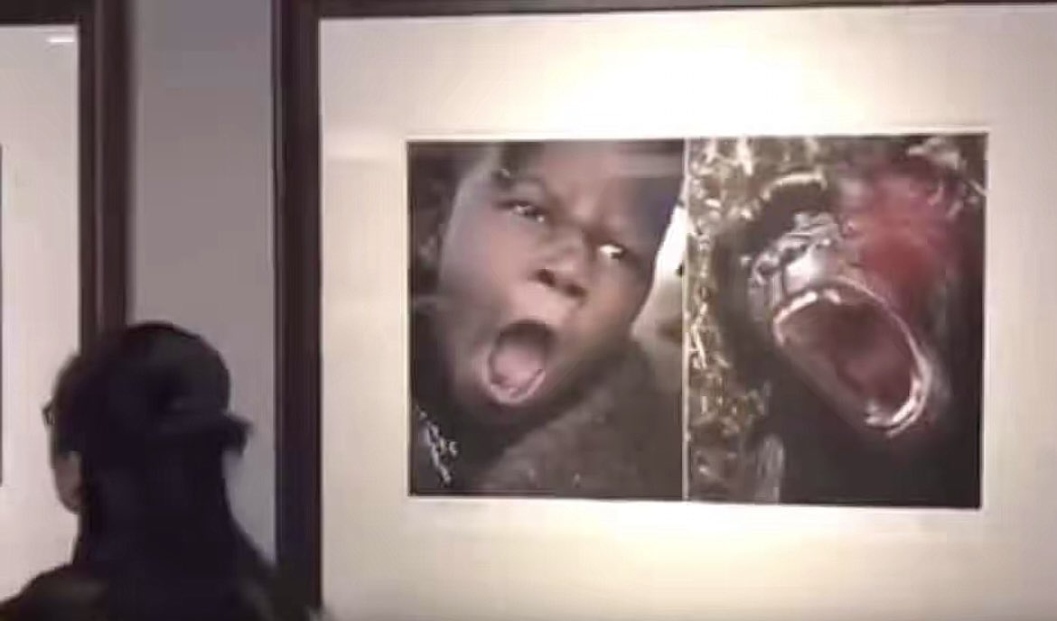 mobiswatching's tweet photo. i’m not even surprised, these are the same people that created a whole museum just to show pictures comparing black people to gorillas and monkeys. https://t.co/CBk047yklC