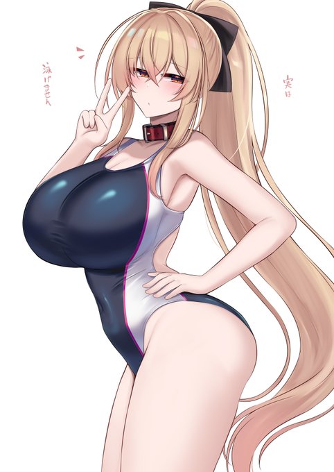OC 首輪ちゃん 競泳水着のすがた 