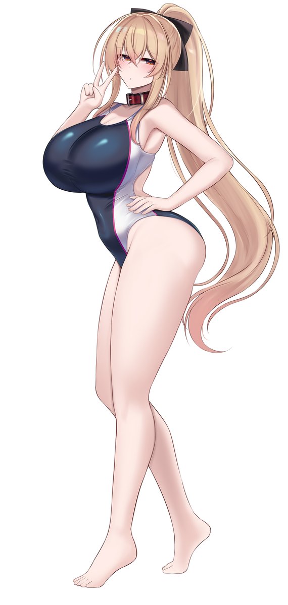 OC 首輪ちゃん 競泳水着のすがた 
