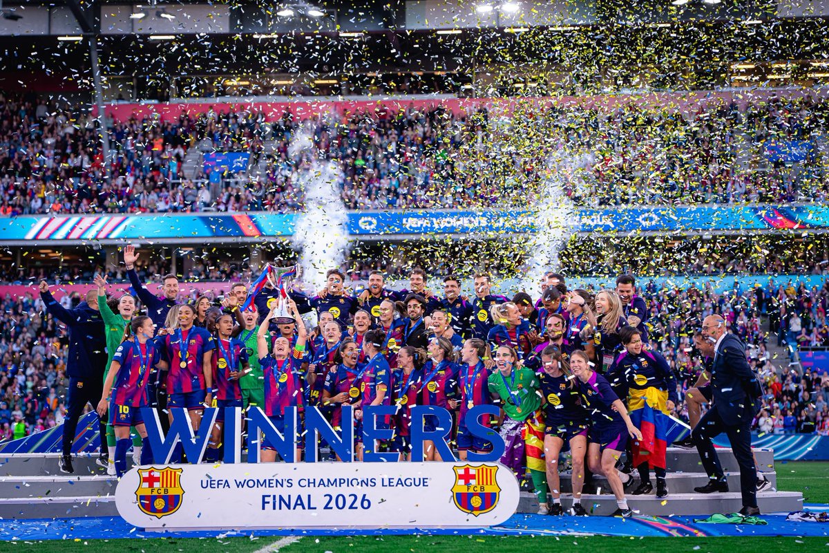 FCBfemeni's tweet photo. 🎥 La Champions des de dins: el Barça Femení estrena la pel·lícula de les campiones d’Europa.

🔗 https://t.co/e1lTmbcNxT https://t.co/2gGQQisegY
