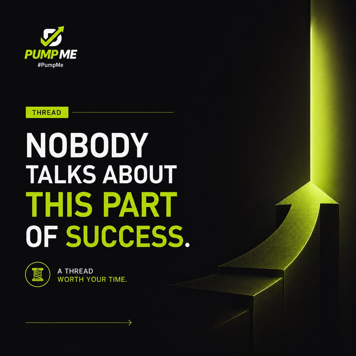Pumpme_Official's tweet photo. Nobody talks about the lonely part of success…..
Everyone celebrates the outcome.
Almost nobody talks about the process.
We see the wins.
The achievements.
The milestones.
But we rarely see the years of work that made them possible.
The Behind the scenes…
🧵👇 https://t.co/BkoQ2k0qiM