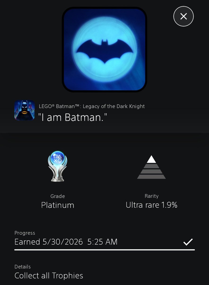 InvaderBrain88's tweet photo. Platinum No.64
Lego Batman: Legacy of the Dark Knight https://t.co/zJjf5Zj9sp