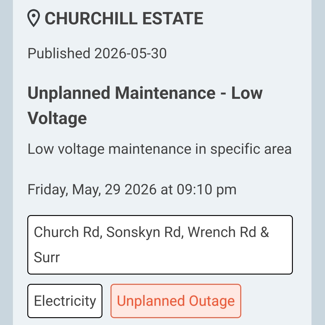 marlenechilli's tweet photo. @CityofCT Any idea when our electricity will be restored? https://t.co/wzp4DgjSeC