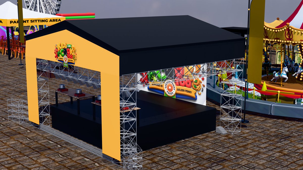 victor_visual1's tweet photo. Just wrapped up this 3D event layout and visualization for Children’s Day Celebration, I visualize this for Golden Penny. 
#3d #viral #visualization #3dartist
#blender #Childrenday 
@gpennynoodles  @GPennyFoods https://t.co/SRv9ViVxcj