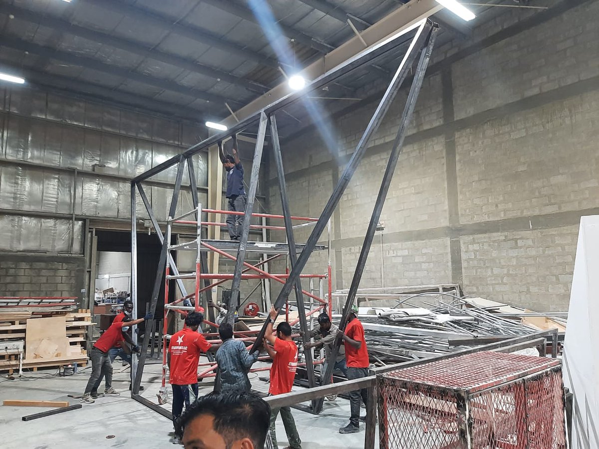 starworksllc's tweet photo. A frame structure installed at Al Dhafra
From fabrication to final glow — every detail executed by us. https://t.co/rMmdPHvKv9