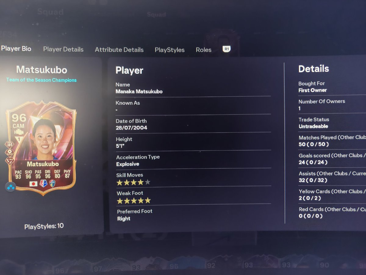 goldyshyper1's tweet photo. Just played champs to try out my evo'ed goat hazard, gameplay was good so easily got 11 wins. Rewards as expected pure fodder, 8 wins>11wins 😂. Matsukubo is the craziest dribbler in the game, and this hazard card is now better than vicky lopez 96. https://t.co/WvQcewB506