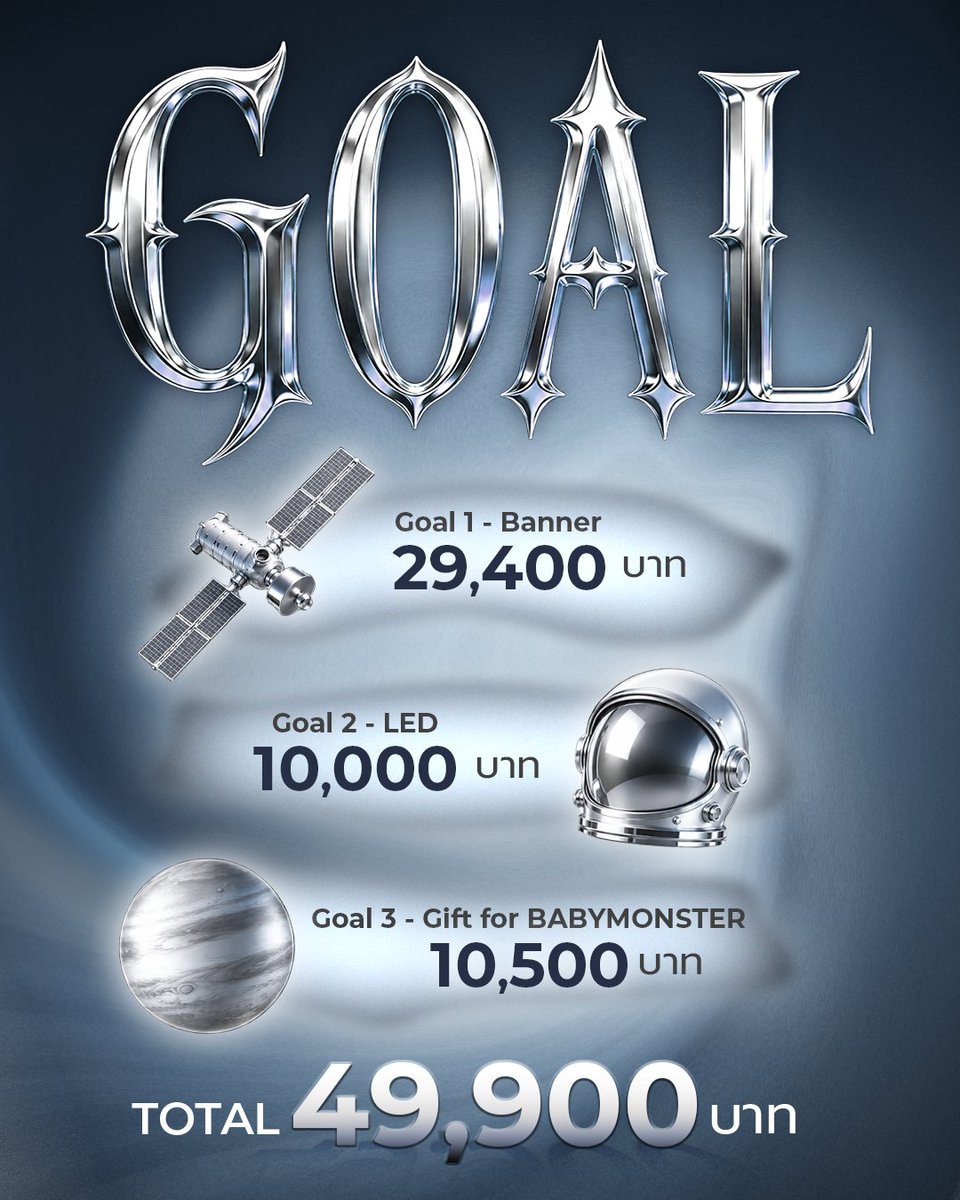 SUPRORA_TH's tweet photo. 🚀 LET’S CHOOM PROJECT

MONSTIEZ, มาร่วมเป็นส่วนหนึ่งของโปรเจกต์พิเศษสำหรับ BABYMONSTER ในคอนเสิร์ต CHOOM in Bangkok กันค่ะ~

✨ Banner Project
✨ LED Project
✨ Special Gift for BABYMONSTER

🎯 Total Goal: 49,900 THB

ฟอร์มโดเนท : https://t.co/6ByA22NBMN

#RORA #BABYMONSTER https://t.co/iTnfrNhmqH