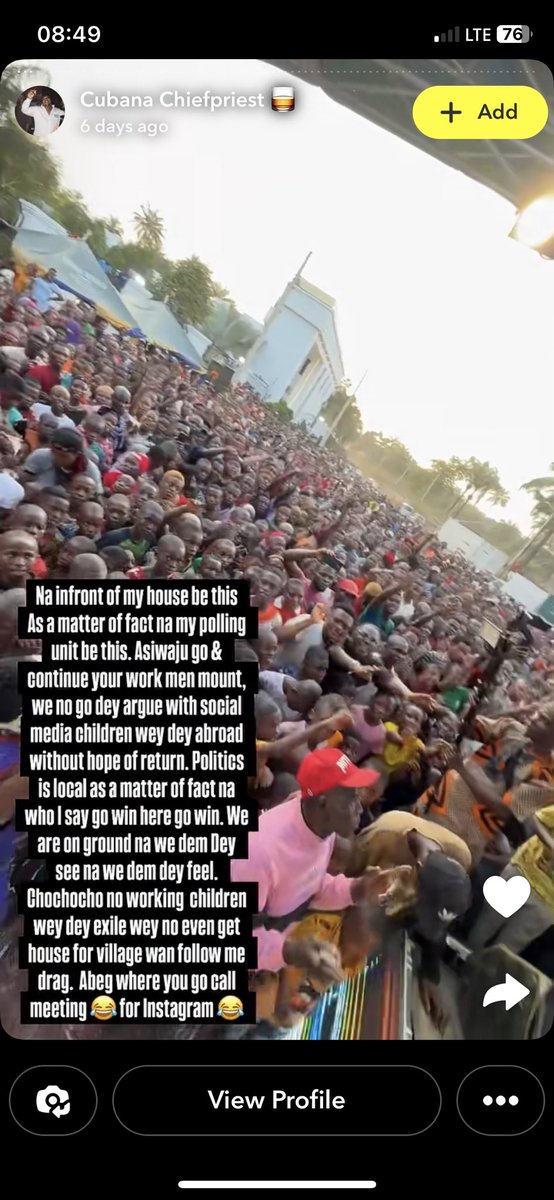 itzdinchy's tweet photo. The streets can make you king, but once you start stepping on the same people that crowned you, they can take the crown back. This guy is his own biggest problem. Always chasing clout, quick to announce Davido’s late son’s passing, and constantly trying to drag OBO into his beef with Burna not until Davido had to tell him to chill in an online comment. OBO and young Davrel’s connection felt genuine and positive. Whenever this guy is around, the whole vibe just changes. I was praying for him to win so that he won’t be around Davido all the time. Nigga will call Seyi Tinubu “the real 001” if he had the chance to do that in Davidos presence..