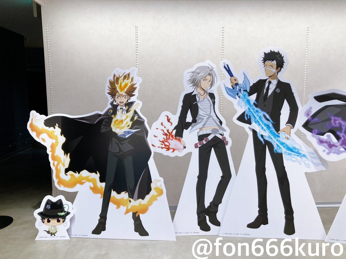 fon666kuro's tweet photo. 渋谷MODIの東京アニメセンターで開催中の家庭教師ヒットマンREBORN!のPOP UP SHOPに行ってきました✨️
パネルも並んでて、ビジュも良くて最高👍 https://t.co/NOatETlbT3