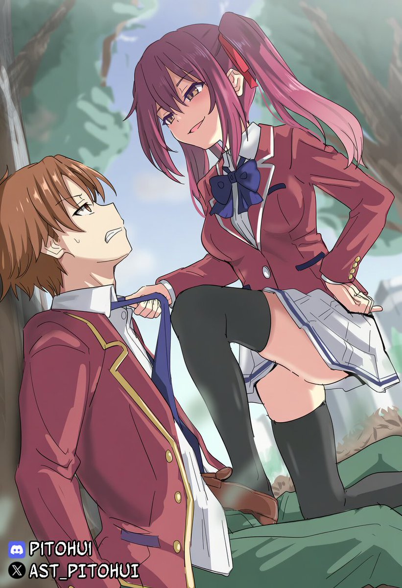 ast_pitohui's tweet photo. Ayanokoji x Ichika Amasawa 

#ClassroomOfTheElite https://t.co/J2VKshtagF