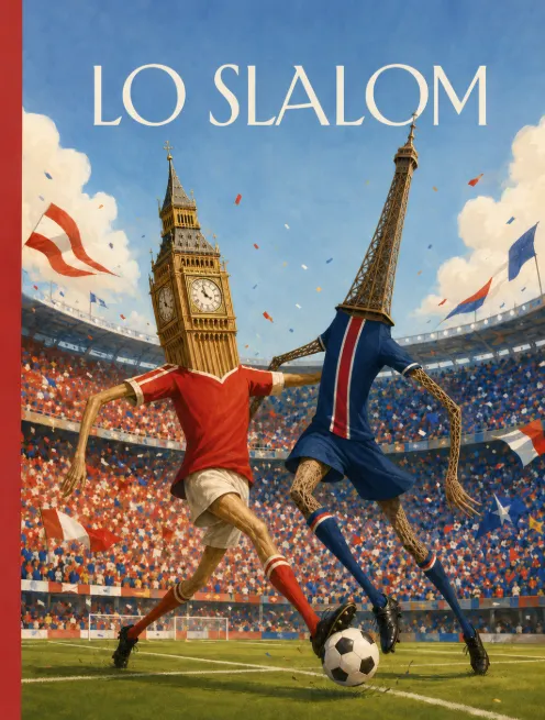 LoSlalom's tweet photo. Lo Slalom di oggi: Arsenal vs PSG, la finale di Champions - Come Londra e Parigi vivono il calcio - Gli allenatori: stili e sostanza - Chi guardare: Kvaratskhelia - Subbuteologia: Declan Rice vs Vitinha - Mai visti: Brady vs Verratti. La morte di Morin https://t.co/wesAE4H5tH https://t.co/dpShcec05f