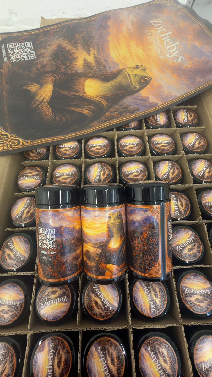 ReturnOfTheDr's tweet photo. Zotheby’s

Zotheby’s is the latest showcase of world-renowned artwork, paired with flower to match.

Edition I features:

🎨 Toada Lisa
Toad Venom

🎨 Ztarry Nights
Zkittlez × OG Kush

🎨 Zcream
Original Zkittlez

Three strains. Three masterpieces. One collection.

We’re proud to be an official vendor, and we only back quality. No shortcuts, no nonsense, just products we genuinely believe in.

If you need it, you know where to find us. 🎨🌿

#Zothebys #ToadaLisa #ZtarryNights #Zcream #CannabisCulture #ArtOfFlower 🌍

#WhatTheDrOrdered 👨🏽‍⚕️