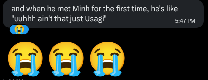 BAOLINGZU's tweet photo. una, eyahah...... #usagi #chiikawa #weakhero #minhpham #eugenegale #juntae #mintae #mingene #oc https://t.co/eIxHpnYe18