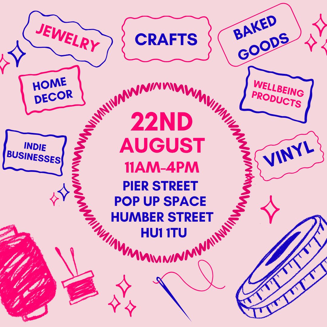 MindHEY's tweet photo. Mindful Makers Market is coming to Humber Street! 🎀

Get ready for a day packed with creativity, colour and incredible local talent 💖

📍 Pier Street Pop Up Space, Humber Street
📅 22nd August
⏰ 11am–4pm https://t.co/V7CpwIgQKi