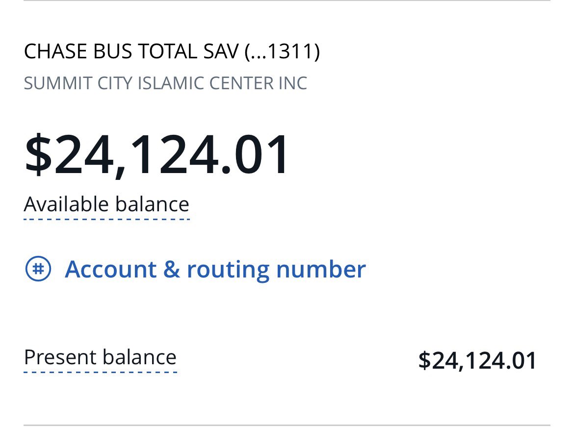 AHLUSSUNNAHFW's tweet photo. As-salāmu ʿalaykum wa-raḥmatu-llāhi wa-barakātuhū,

Alḥamdulillāh, the brothers and sisters continue to donate toward our permanent masjid fund. Our goal is to raise $500,000 to purchase a building by the end of our lease in the next two years, and thus far $24,124.01 has been raised.

We encourage everyone who values their Hereafter to put forward righteous deeds that will benefit them with Allah. Each person knows their own situation and what they are able to contribute. Whether it is $10,000, $100, $1, or even a sincere duʿā’, every effort counts and is known to Allah.

Do not let Shayṭān prevent you from participating in something tremendous—the establishment of a House of Allah where the Qur’an and Sunnah are taught, prayers are established, and future generations of Muslims can benefit for years to come.

May Allah bless those who have already contributed, place it on the scale of their good deeds, and allow us to reach this noble goal. Āmīn.

🎯 Donate & Support the House of Allāh

👉🏼 Zelle: AhlusSunnahFortWayne@gmail.com

👉🏽 Cash App: $ahlussunnahfw

👉🏾 PayPal: https://t.co/DwE2rLoFmx

“Who is it that will lend Allah a goodly loan so that He may multiply it for him many times over?” (Al-Baqarah 2:245)