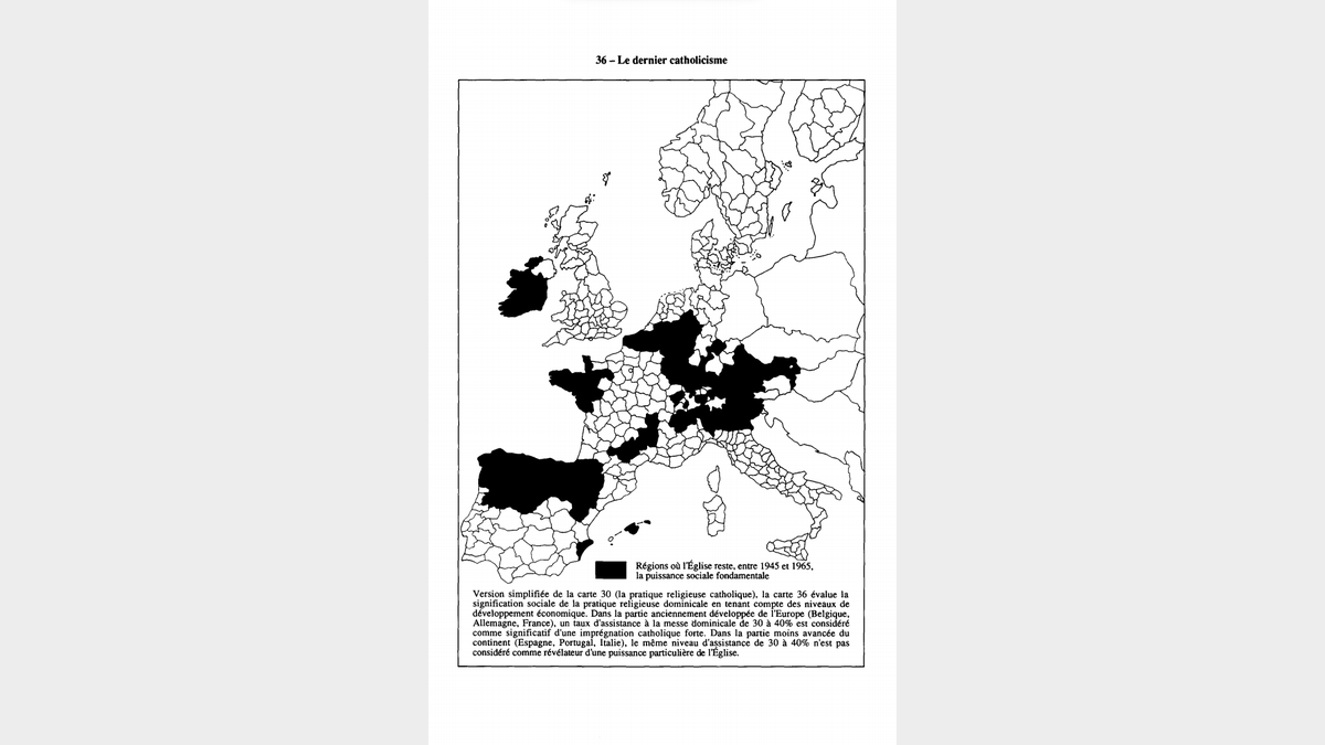 CatSauraGa's tweet photo. El norte, reducto europeo de alta práctica católica hasta los 80s, se imagina pagano; el sur, decristianizando desde finales del XVIII antes q el mundo protestante, se cree tradicionalmente deboto: ejemplo de mentiras que los españoles se cuentan a si mismos.

País trastornado. https://t.co/EQOb9AYXfy