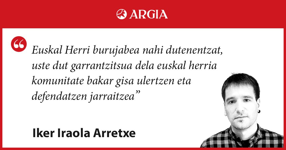 iraola_'s tweet photo. #Argia-ko azken iritzi artikulua «bi komunitateen» ideia zaharberriaz👇
«gaur egun ere, bi komunitateen diskurtsoaren zantzuak antzeman daitezke ezker espainiarzaleko sektore batzuetan, batez ere euskararen inguruan egindako irakurketa batzuetan»
https://t.co/fF4rftpyJM https://t.co/9QwWHzL6Yl