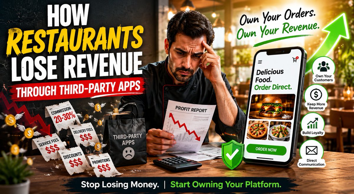 naija360view's tweet photo. Many restaurants lose revenue without realizing it.

The issue isn't the food.
It's dependency.
When another platform owns your customers, they control the relationship.

Launch your own ordering website.
Own your orders.
Own your customers.
Own your platform.

#OwnYourPlatform https://t.co/X7xia3S9hm