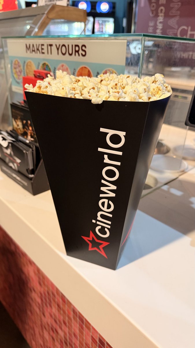crsmn6's tweet photo. I don’t need a thank you from you all. 

It’s just nice to know you’ve made a little bit of difference to the world @cineworld https://t.co/V6SJi5aoo0