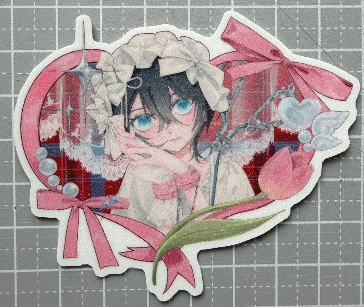 kiku_sekizui's tweet photo. #COMITIA156
#コミティア156

🆕𝕤𝕥𝕚𝕔𝕜𝕖𝕣🆕

🎀💘in your heart💘🎀

🦪🫧oyster shell🫧🦪

新作ステッカーです！大きさは約8cm🔥

キラキラ用紙に印刷しました！お菓子みたいな質感でとっても可愛く仕上がっています🎶
COMITIA156にて頒布予定です❕ https://t.co/3BVMxv8CtR