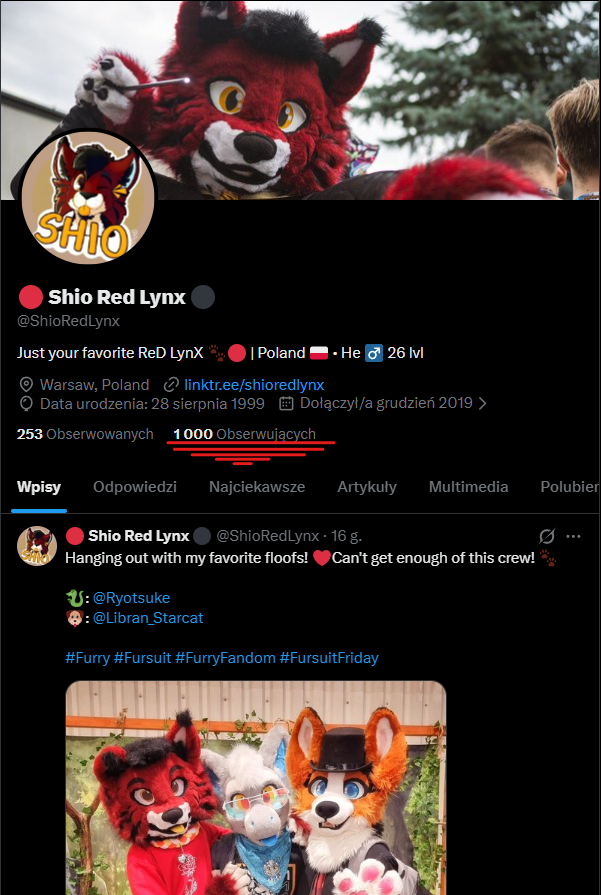ShioRedLynx's tweet photo. AWWAWAWAWAWAWWA 1 000!!! 😄😊🙃😁
Thank you all for this! https://t.co/r2K7boCJyJ