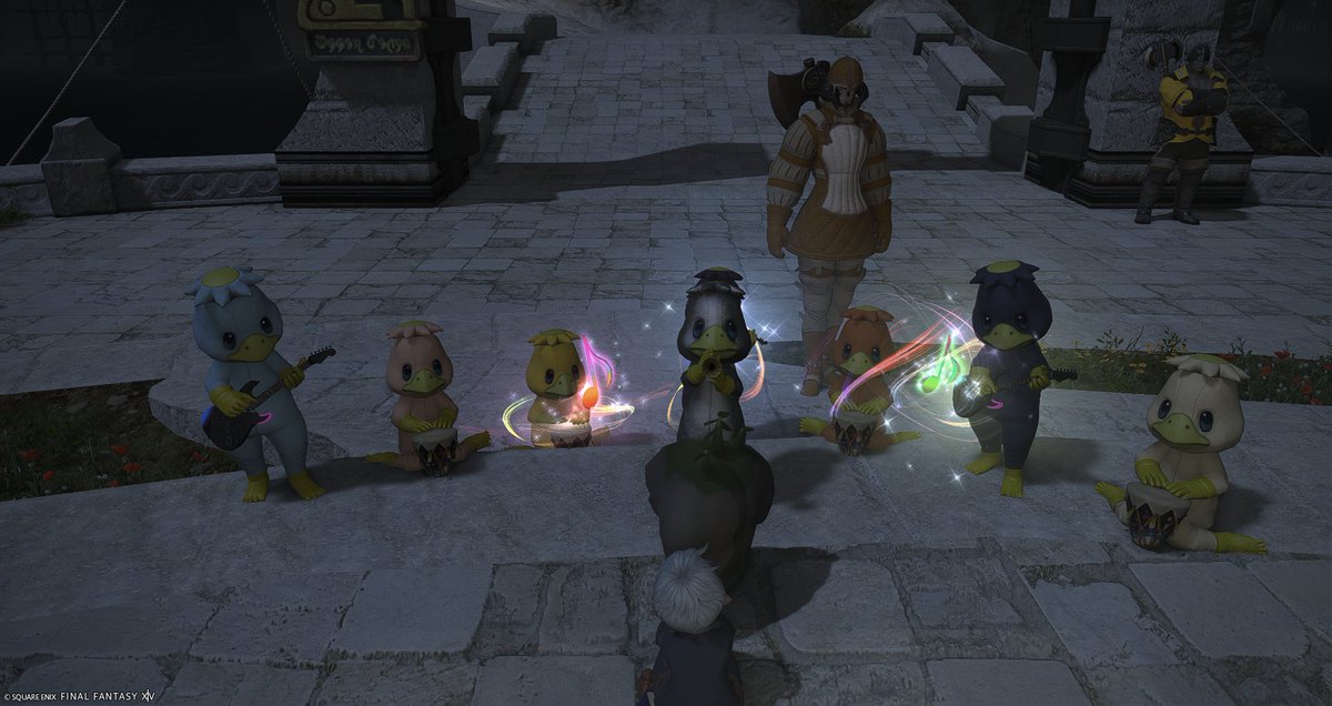 HamishStar's tweet photo. This game even has traveling bands that hop servers or even data centers just to perform songs. The more I learn about this game, the more I love it. https://t.co/1k1SrzIUJP