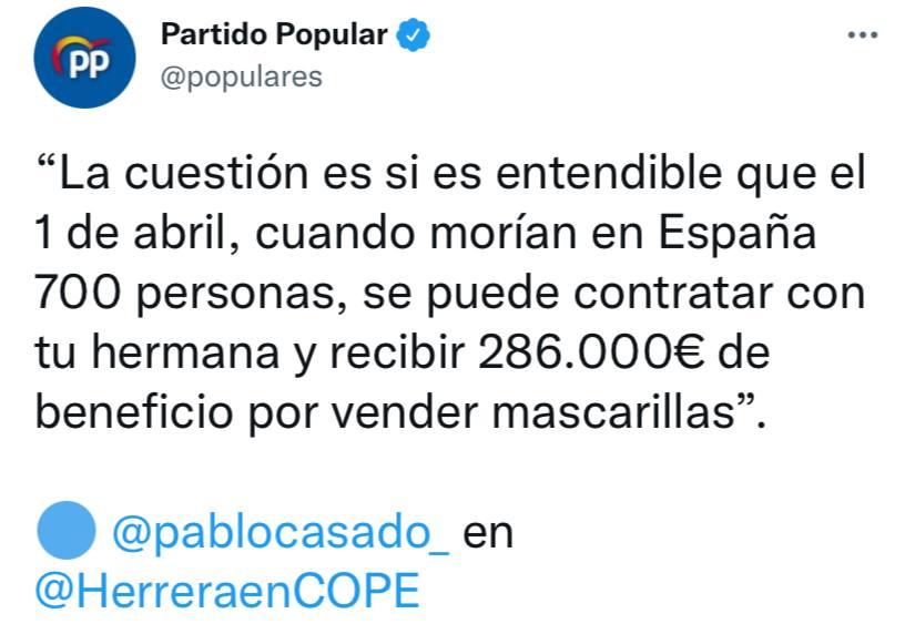 Ramn05497657's tweet photo. Solo recordar que a Feijóo lo pusieron ahí porque al anterior se le ocurrió preguntar por las comisiones del hermano de Ayso...🤦‍♂️👇 https://t.co/f3pjewIoQ0