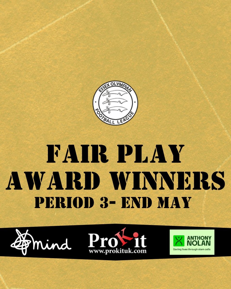 eofl's tweet photo. Congrats our division 1 &amp; 2 fairplay award winners🏆 https://t.co/7LomkOjOiI