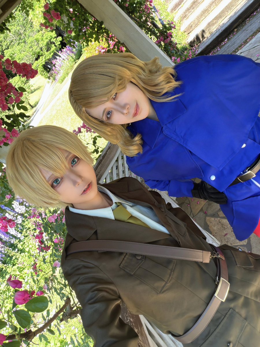 nemo_ask's tweet photo. フランシスと！！✌🏻✌🏻✌🏻
薔薇綺麗でした〜！🌹 https://t.co/D4cL9HnNdb