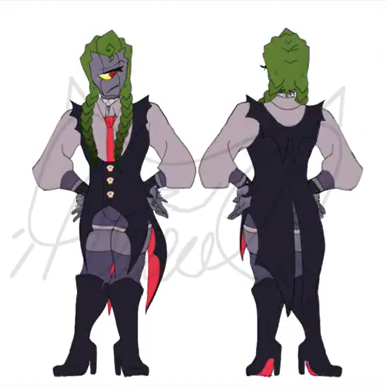 Songaroo_'s tweet photo. Completely forgot to continue this, oopsie :P

Here's Songs sinner disguise with and without her visor~

#HazbinHotel #HazbinHotelOC #ocart #OC https://t.co/qtIvHzUju5