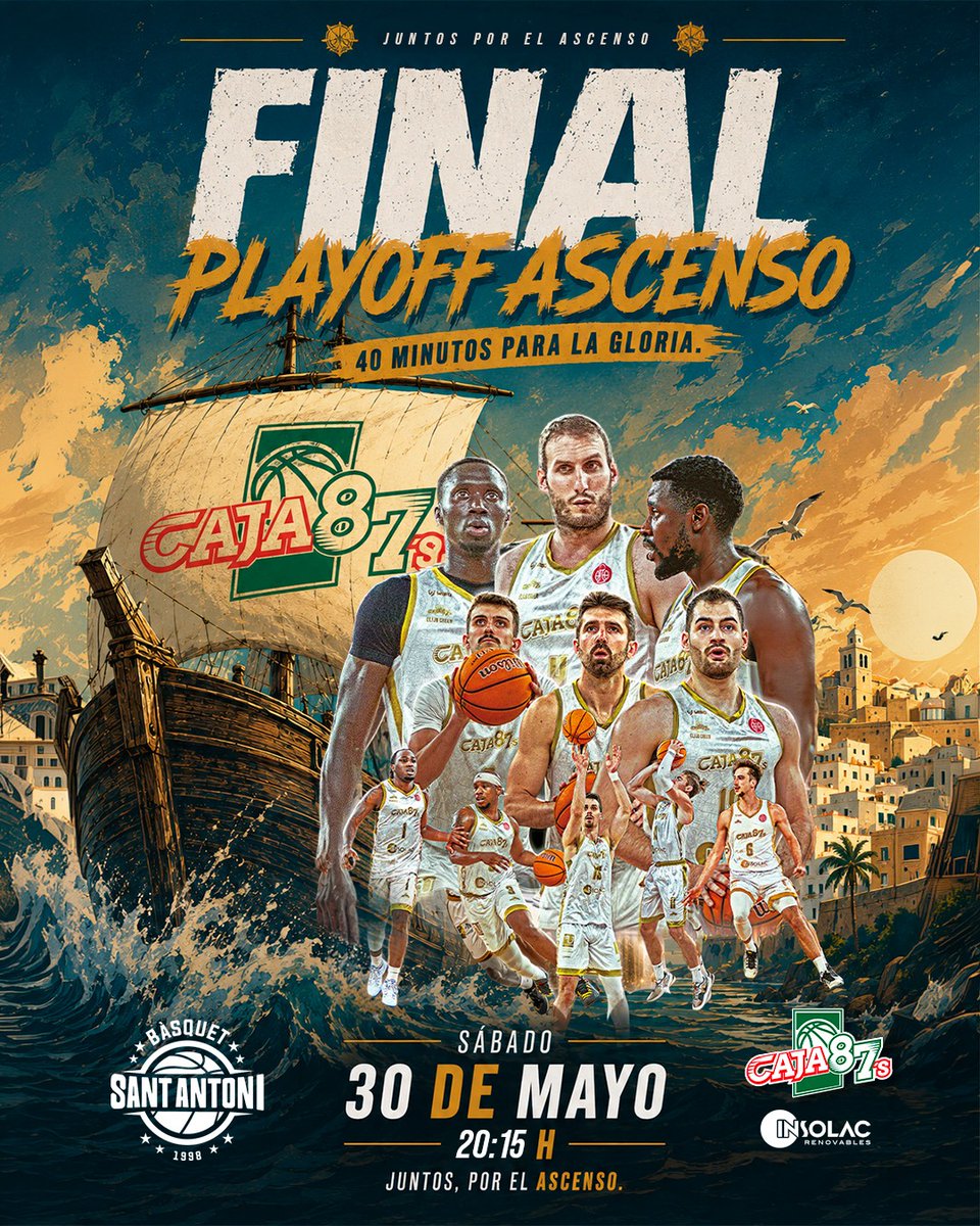 DRialUan12's tweet photo. La afición ha despertado, la ilusión ha vuelto, pero nos guste o no, todo queda reducido a 40 minutos 💥

La temporada de 10 de #Caja87 se recordará siempre como la temporada del ascenso o la que se quedó a las puertas. Caja87 merece 1 FEB. Intenten llegar vivos a las 20:15 🤯 https://t.co/VCKiCtBxMa
