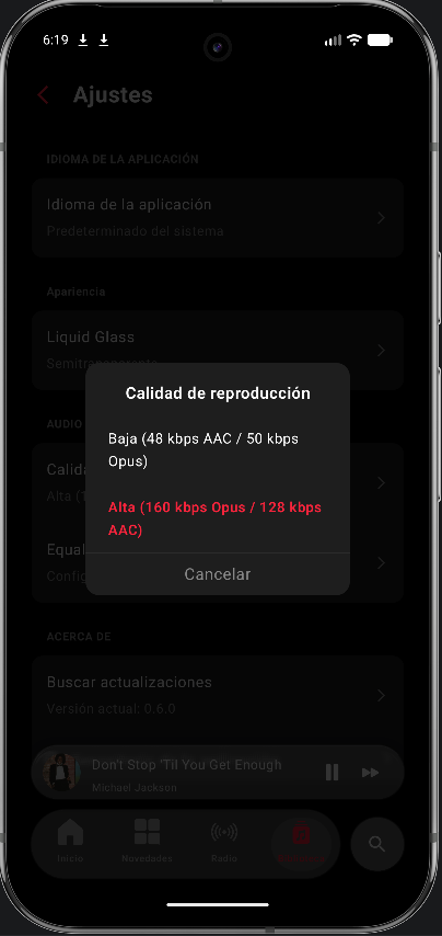 XaviGsm15's tweet photo. ¡RayMusic se actualiza a la v0.6.1! 🎧✨

🎚️ RayEqualizer: Modo Simple/10 bandas. 📱 Calidad: Elige Bajo/Alto en Ajustes. 📁 Playlists: Portadas permanentes y editables. 🎨 UI: Contraste automático en portadas blancas/claras.

¡Actualiza ya! 🚀 https://t.co/1ljDYuOdyj https://t.co/PauvsSGtun