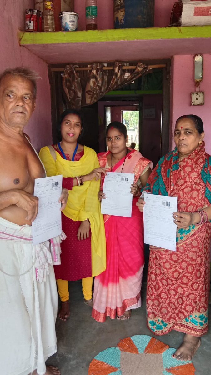 SubCollectorAlk's tweet photo. "Enumeration Forms distributed to electors under the Special Intensive Revision (SIR)–2026 programme in respect of 63-Athamallik Assembly Constituency. https://t.co/EMX9Dcg0QI