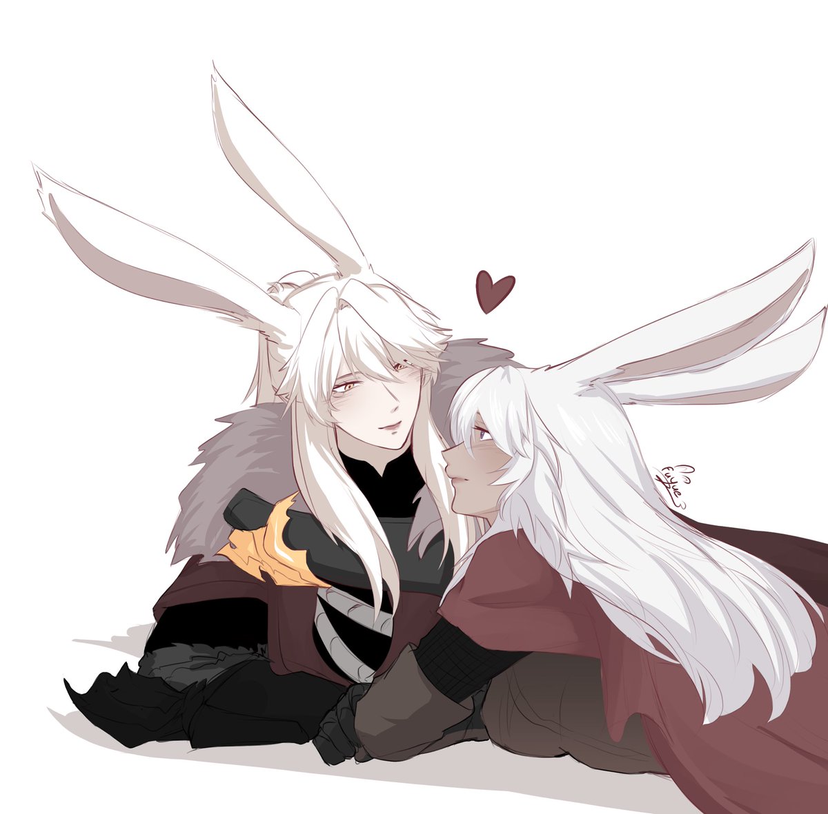 EryndisM's tweet photo. Everyday being sweet together ❤️

#FFXIV #FF14 https://t.co/8zsWAZUFnW