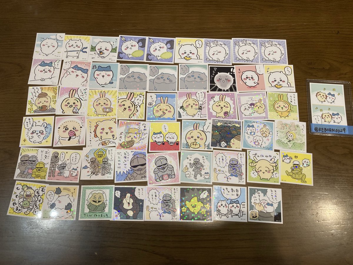 REBORN0029's tweet photo. 【交換】
ちいかわ  エンスカイ あつめてシールガム シールコレクション

【譲】画像1、2

【求】画像3 異種交換〇
コンプリート目的ですので、♾栗まんじゅう以外は各1枚求めております。

郵送希望📮
気軽にお声掛けください https://t.co/Br4IDGC9y5