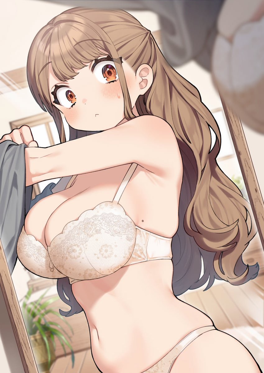 WayfaringLux's tweet photo. "H-Hm? A-am...am I gaining weight again...?" https://t.co/O0OSVkGe2D