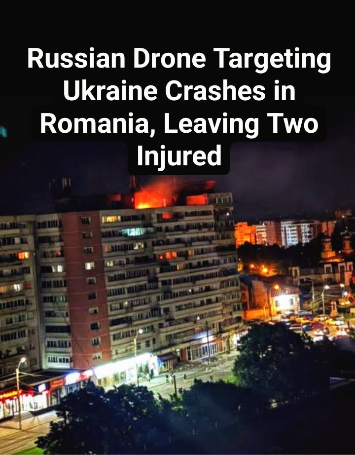 NewsSwifte's tweet photo. A Russian drone reportedly launched during attacks on Ukraine crashed in neighboring Romania, injuring at least two people and raising fresh concerns over the regional spillover risks of the ongoing war....
More on https://t.co/z81sF4tQEG
#swifteradio 
#walltowall 
#diasporaradio https://t.co/9tolZZbw2L