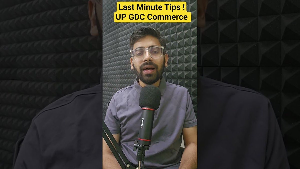 EverstudyClass1's tweet photo. Last Minute Tips | UP GDC Asst. Prof. Commerce 2026 By Sumant Sir
https://t.co/tNi382jZMQ https://t.co/XccSYzvBZs