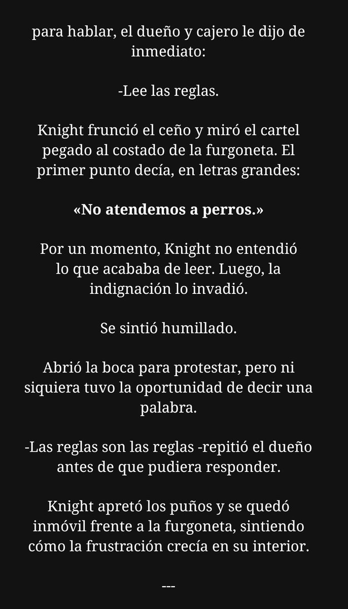 vod98778's tweet photo. Here are some excerpts and a continuation of my comic, written in Spanish because I love this language and I'm trying to learn it.
And it's still in development, so I don't see much point in leaving a link yet.

[#Dogman #ManDog #officerKnight #DogmanAU #Clarence #Chief] https://t.co/rRnh8OnRK2