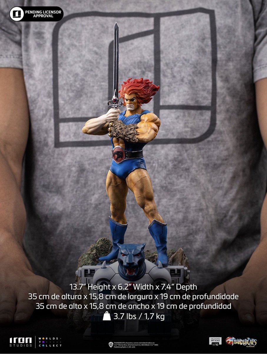 Cris_Arcades's tweet photo. Espada de augurio, quiero ver más allá de lo evidente!! #Thundercats by @IronStudios https://t.co/ZCZ5krfZYk