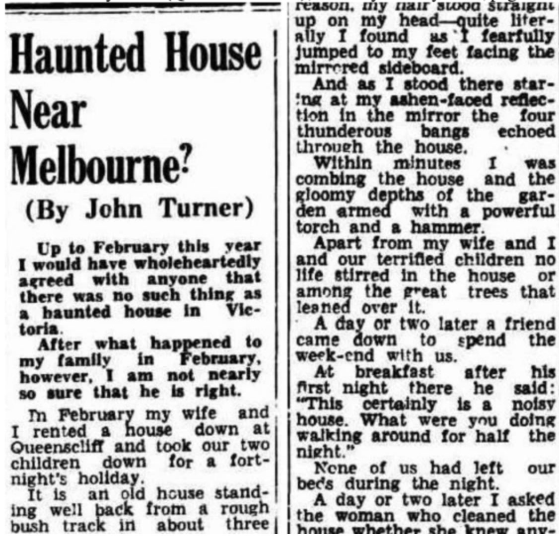 SarahLLIFS's tweet photo. Ghosts of the past: A writer recounts a holiday spoiled by a noisy poltergeist and the ridicule received by sceptical friends when he told others of what they experienced.
https://t.co/bV6MaOCHSz https://t.co/cuDcOaNw6I