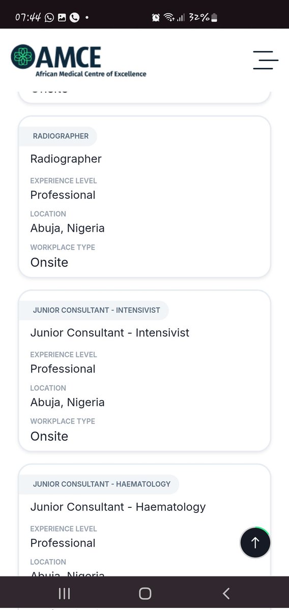 PoliticalNurs's tweet photo. Nurses, Radiographers, Physiotherapist and Medical Doctors AMCE is still receiving Application, try your luck https://t.co/N5dVoSvtaO https://t.co/ZZMiqEHs7h