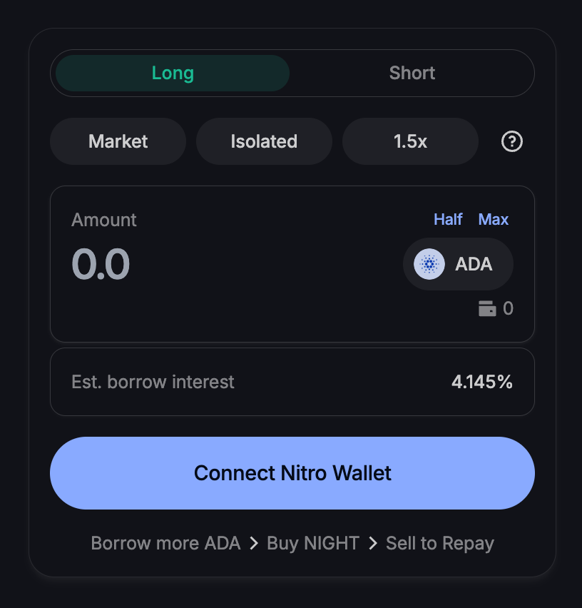 MinswapDEX's tweet photo. Our new Feature Margin was launched a week ago (Beta).

Have you tried it yet? 

We want your feedback 👂