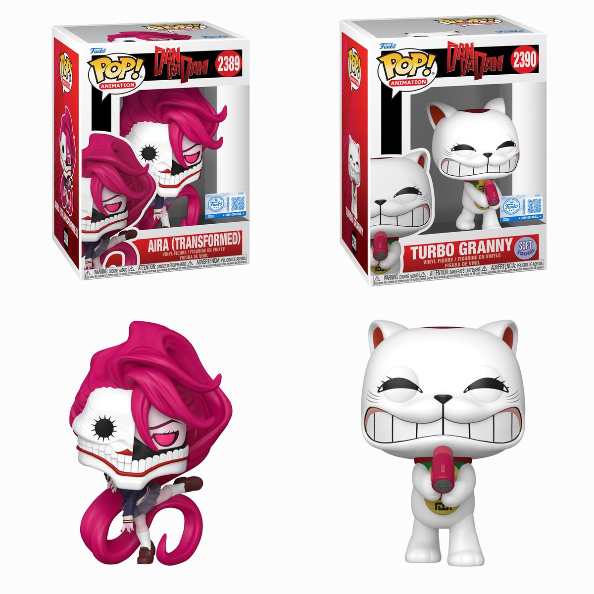 SkittleRampage's tweet photo. First Look at new Dandadan Aira and Turbo Granny Exclusive Funko Pops!

Aira: Funko Shop
Granny: Boxlunch

#funko #funkopop #Dandadan https://t.co/e9P6FiXupa