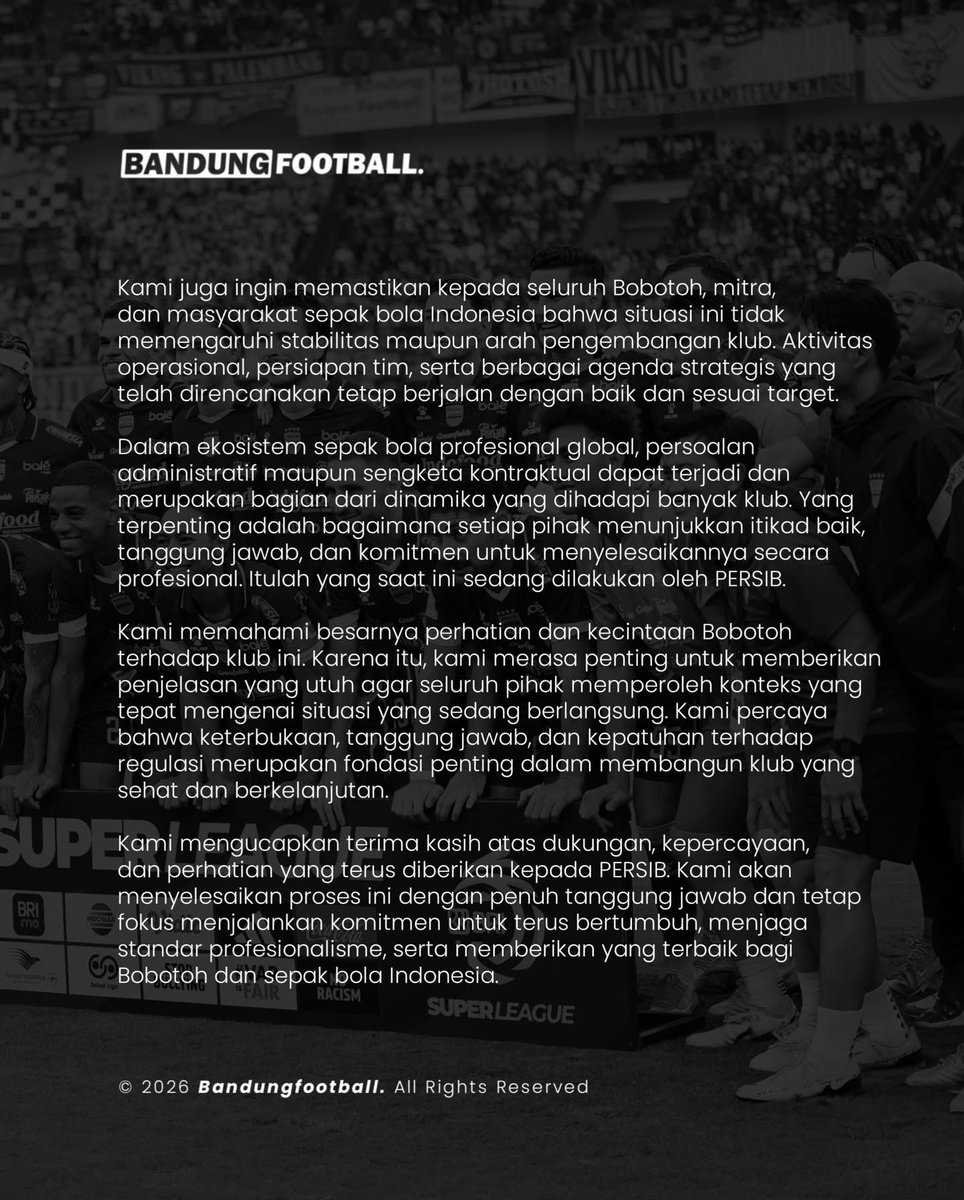Bandung Football tweet media