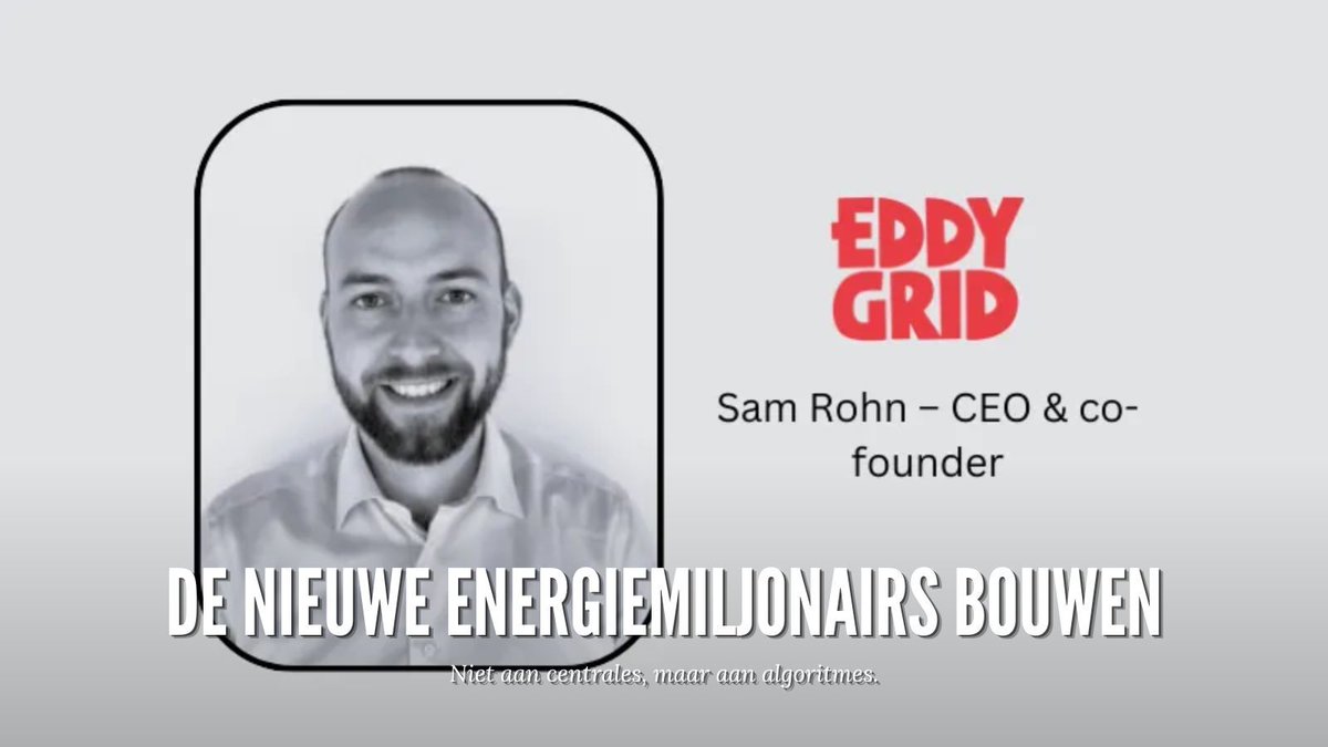 Grootgeld_'s tweet photo. De energietransitie verschuift van infrastructuur naar intelligentie. Eddy Grid groeide naar €40 miljoen omzet en haalde €7,5 miljoen op. De volgende machtsverschuiving draait om wie energiestromen kan sturen.

#Grootgeld #EnergyTech #Investeringen

Foto: MT/Sprout https://t.co/Yfq5ydV56Z