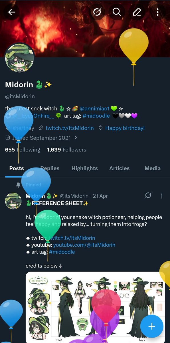 Midorin 🐍✨ tweet media