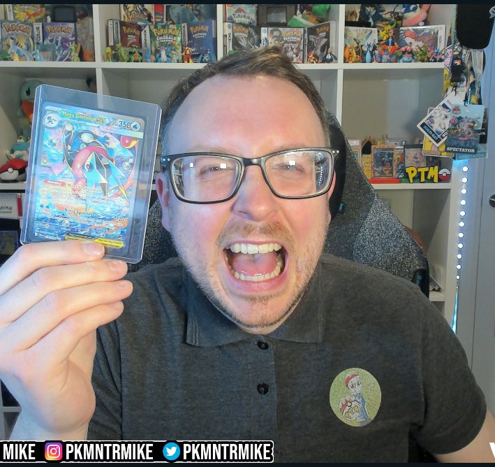 PkmnTRMike's tweet photo. Still can't believe this happened a week ago! 3rd pack of Chaos Rising and the beautiful Greninja joins the collection 💙🐸🥷 https://t.co/xrM91KfwoP