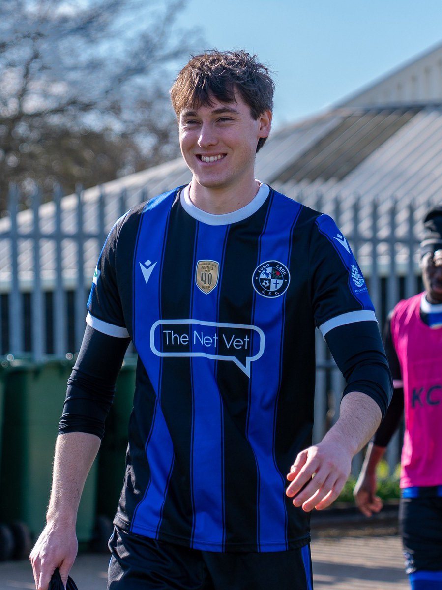 longlanejfc's tweet photo. As we reflect on the 2025/26 season, we’d like to say a huge thank you to our First Team home kit sponsor The Net Vet for their support throughout the year 

#UpTheLane 💙🖤 https://t.co/Ae79lWmimw
